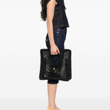 Borsa a mano le petite carre spiaggia in nero Jacquemus - donna 