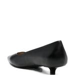 Decollete a punta spino in nero Marsell - donna 