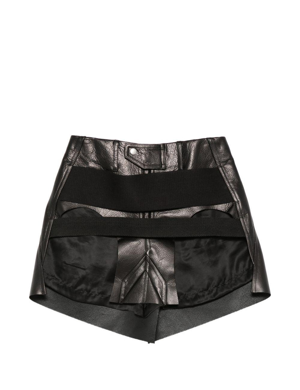 Minigonna temple in nero Rick owens - donna 