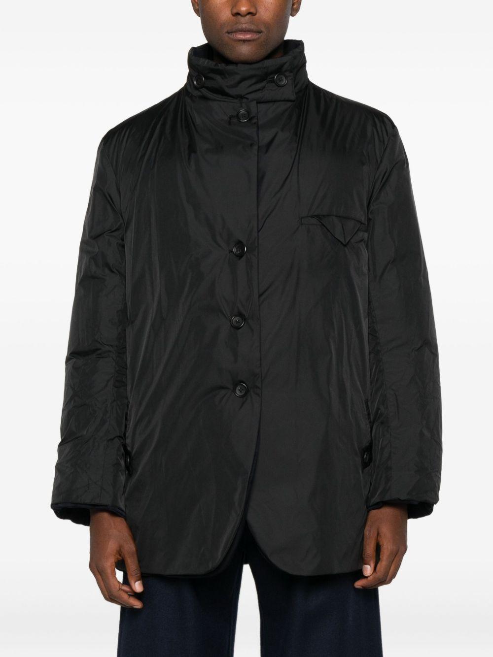 Giacca imbottita a collo alto in nero Yohji yamamoto - uomo 