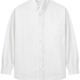 Camicia con dettaglio cut-out in bianco Random Identities - uomo 