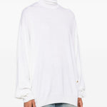 Maglione Golden M in bianco Moschino - donna 