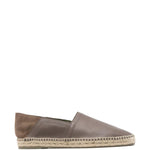 Espadrilles polo in pelle in grigio Castañer - uomo 