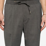 Pantaloni con coulisse e pieghe in grigio Briglia 1949 - uomo 