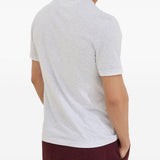 T-shirt con stampa del logo in bianco Brunello cucinelli - uomo 