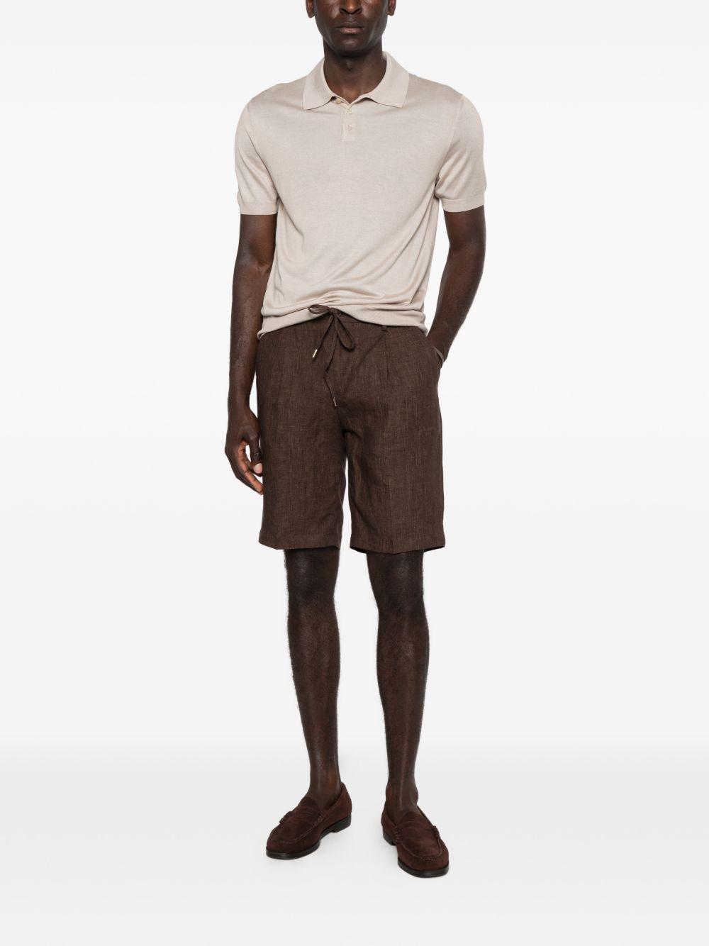 Pantaloncini chino con coulisse in marrone Briglia 1949 - uomo 