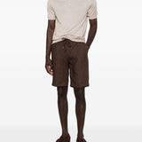 Pantaloncini chino con coulisse in marrone Briglia 1949 - uomo 