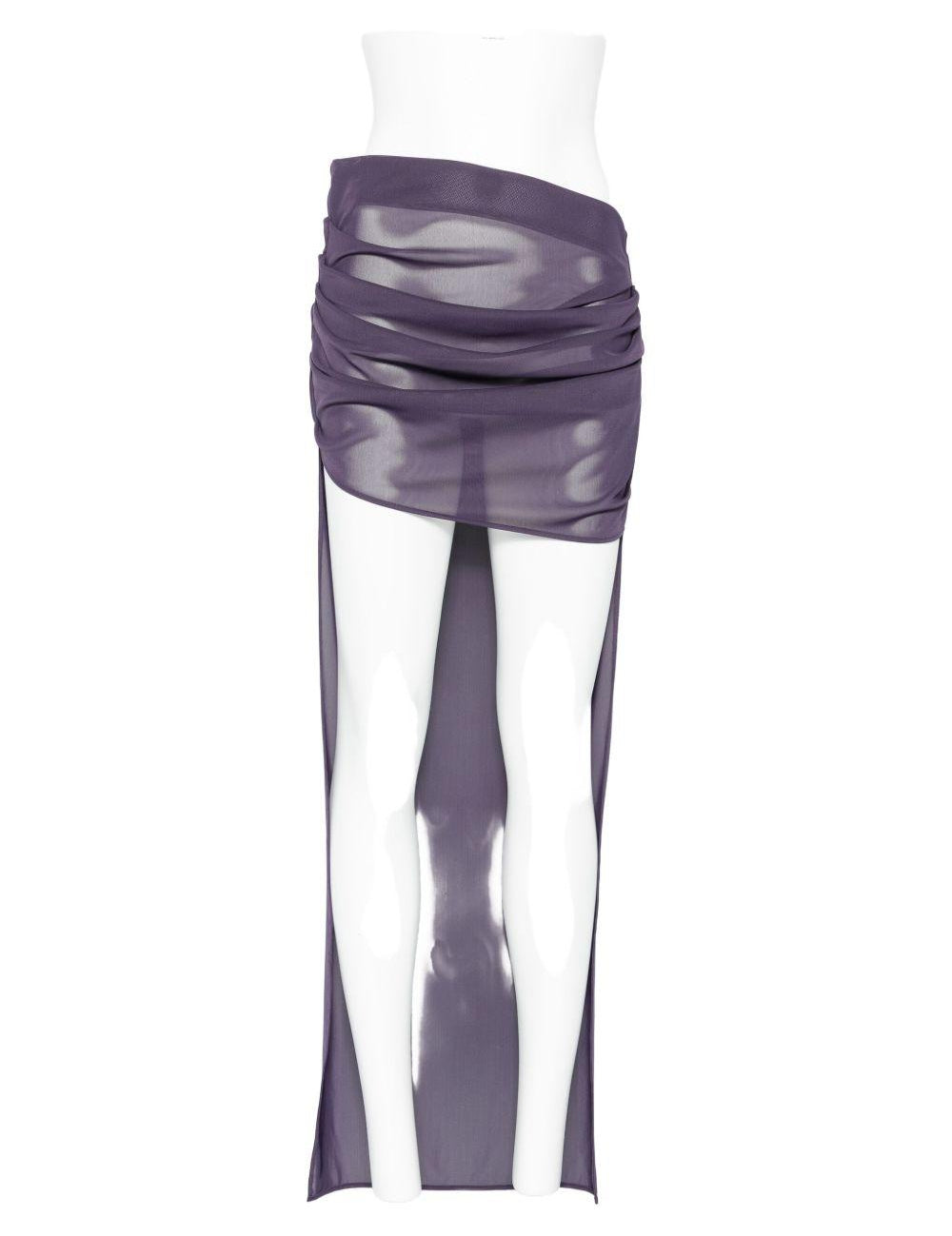 Gonna mini in mesh in viola  Alex perry - donna 