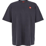 T-shirt girocollo con applicazione in nero The north face - uomo 
