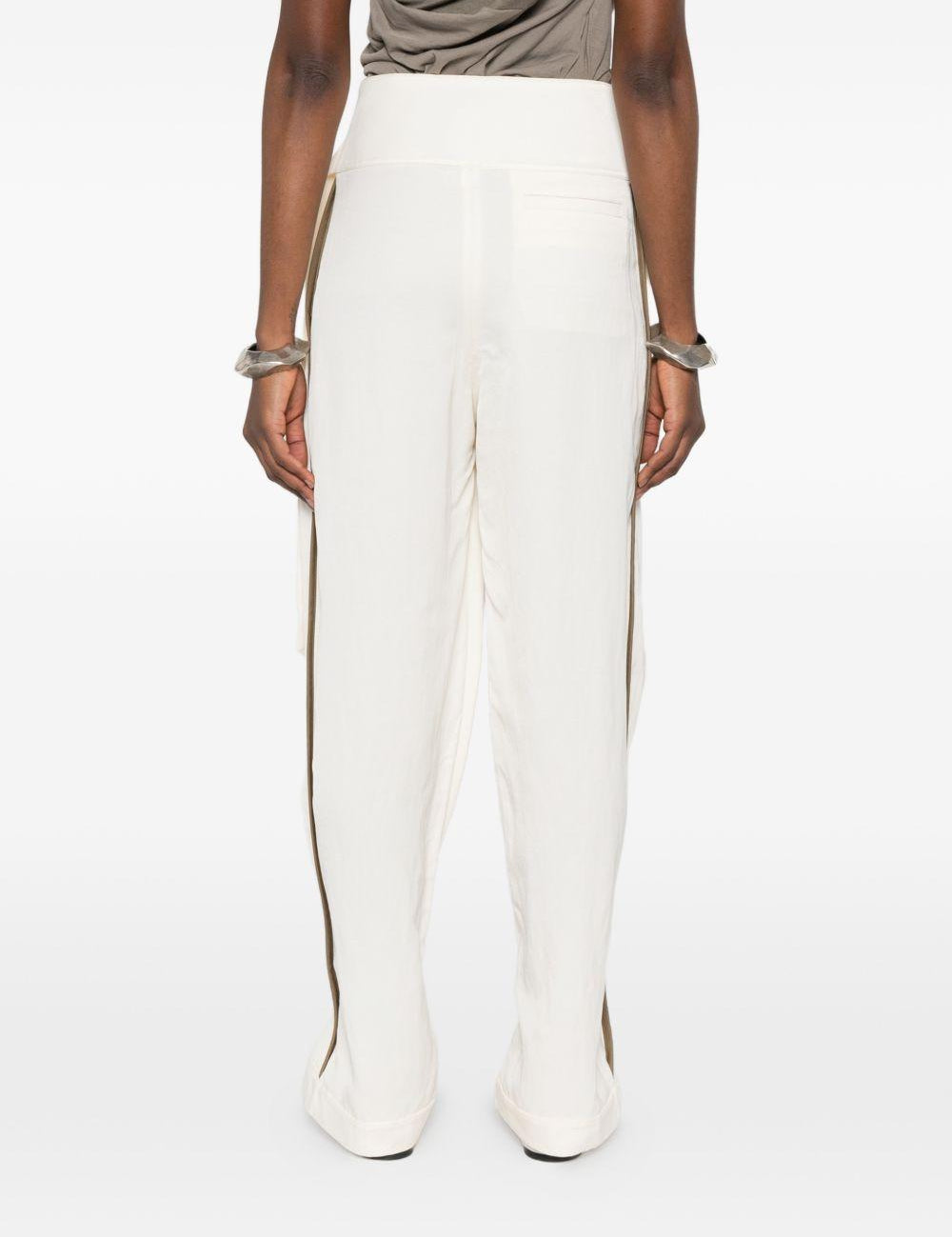 Pantaloni con taschein bianco Entire Studios - donna 