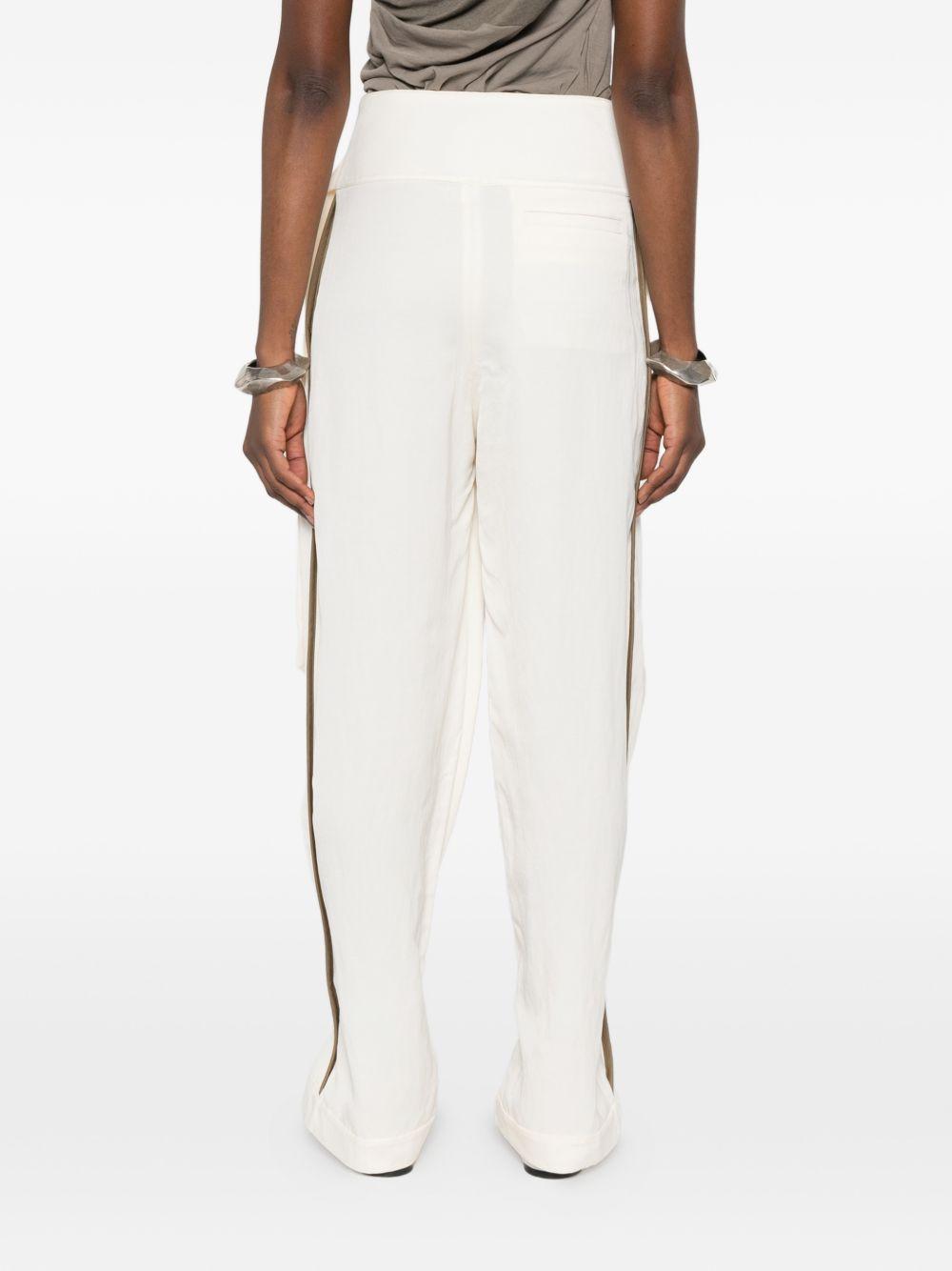 Pantaloni con taschein bianco Entire Studios - donna 