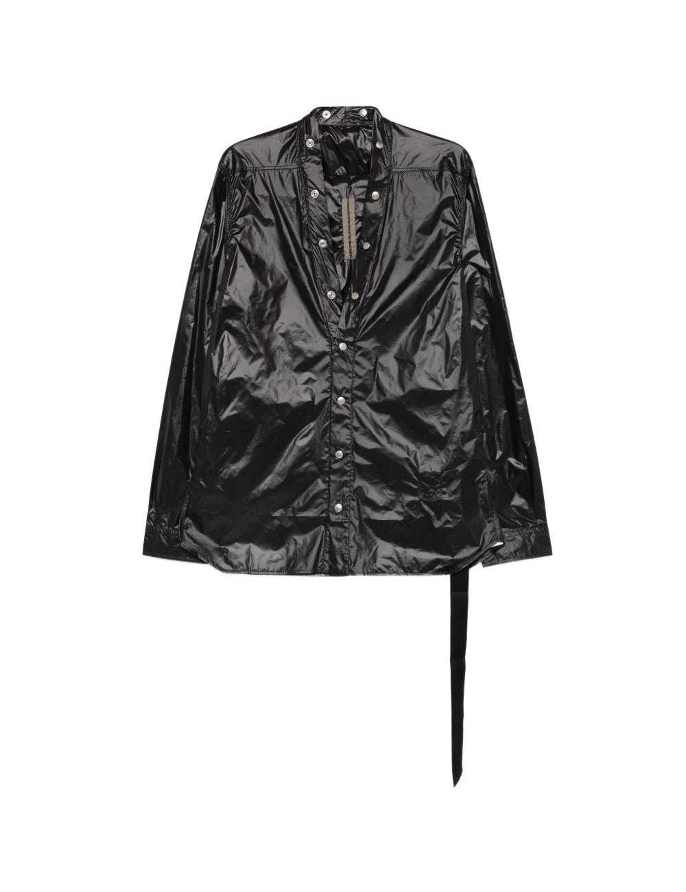 Camicia con bottoni larry in nero Rick owens drkshdw - uomo 