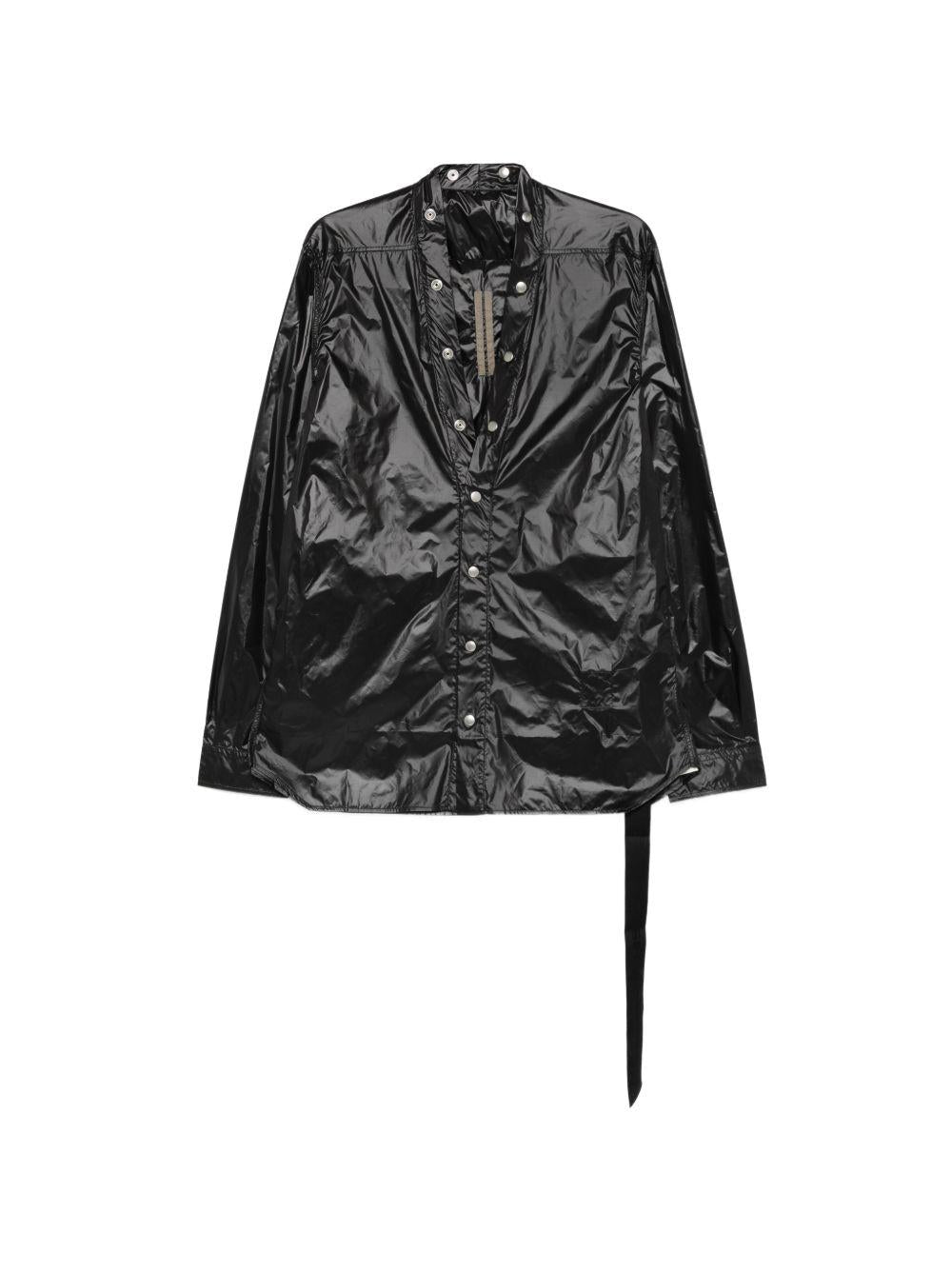 Camicia con bottoni larry in nero Rick owens drkshdw - uomo 