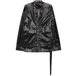Camicia con bottoni larry in nero Rick owens drkshdw - uomo 
