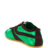 Sneakers in pelle  in verde Dries van noten - donna 