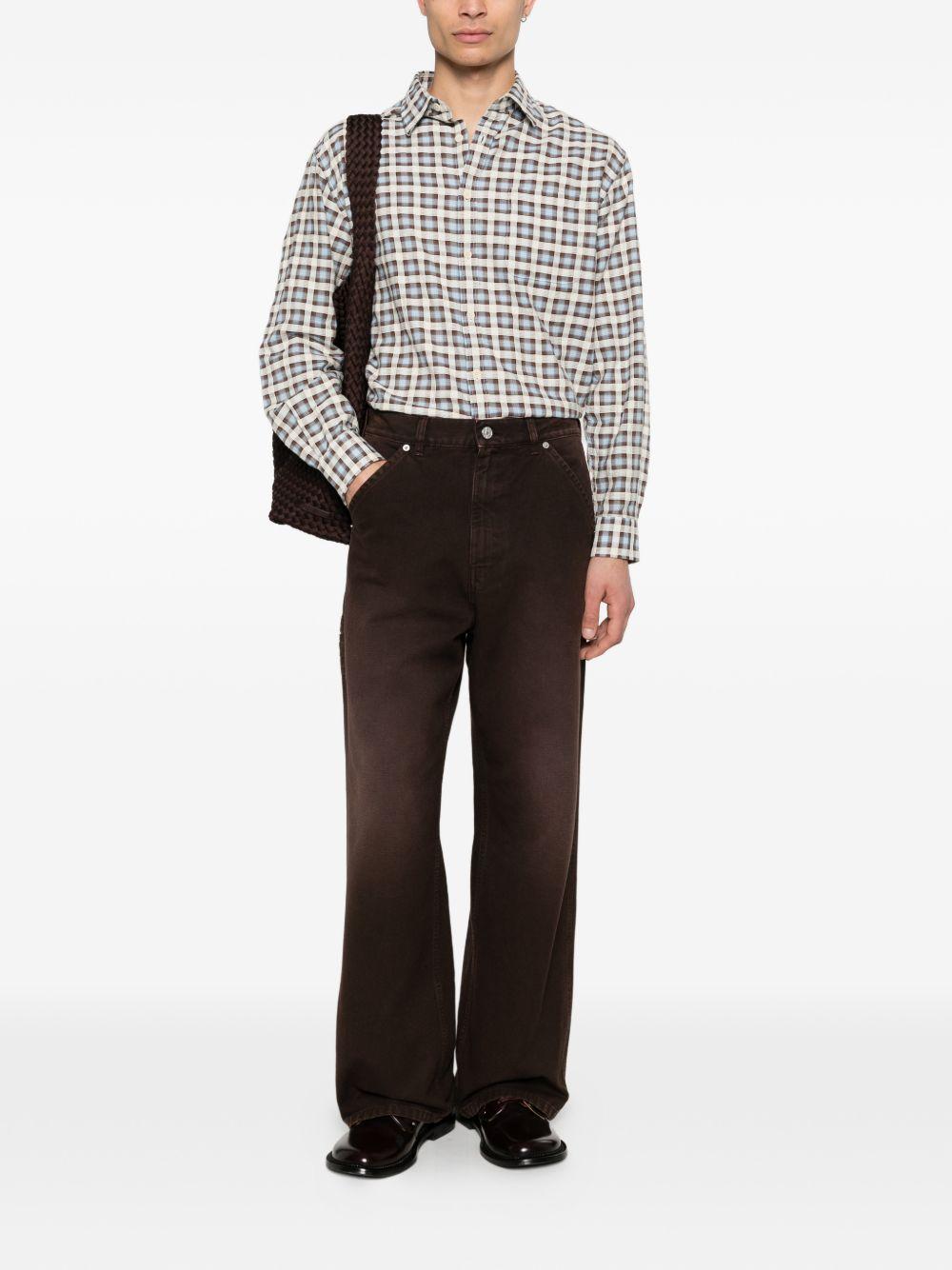 Pantaloni con tasche in marrone Marni - uomo 