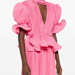 Top con ruches in rosa Rowen rose - donna 