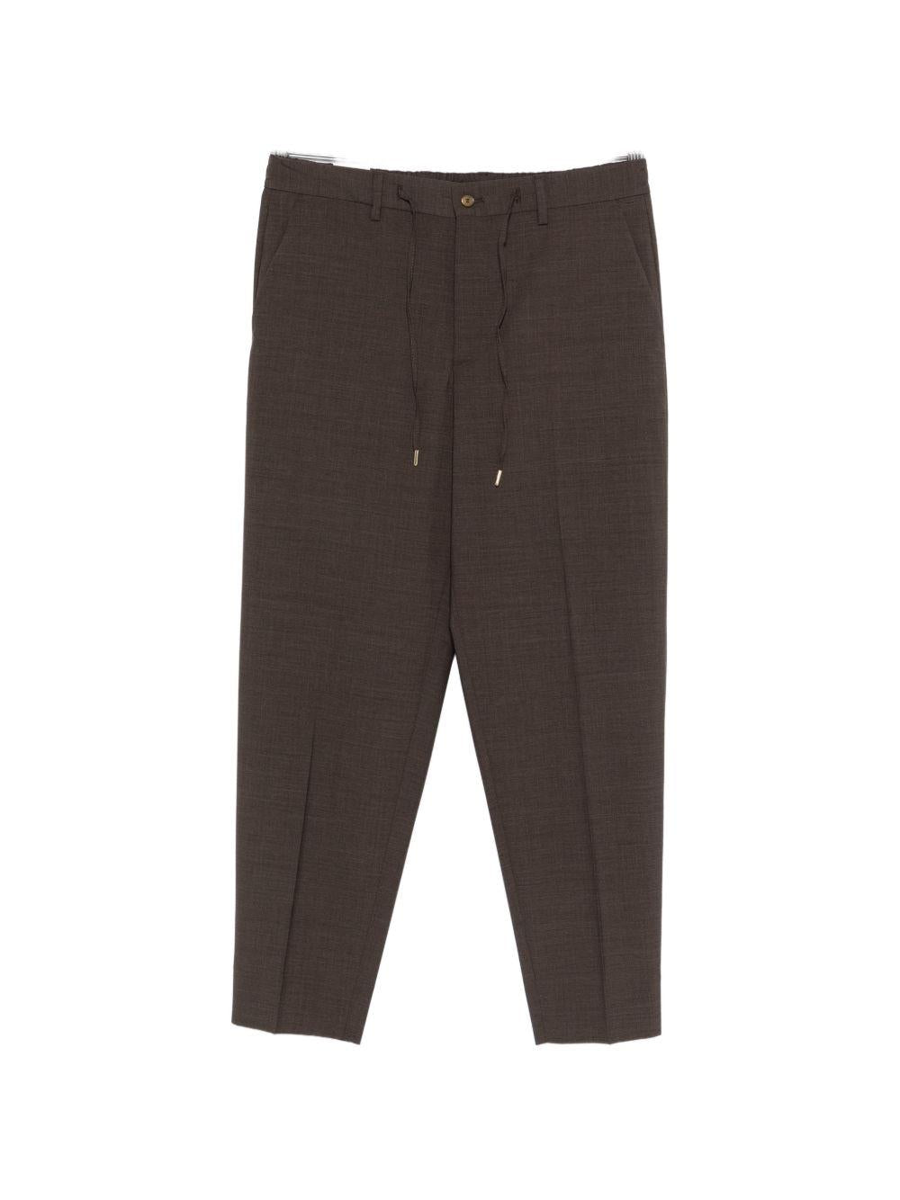Pantaloni con coulisse covents in marrone Briglia 1949 - uomo 