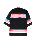 T-shirt a righe in nero Kolor - uomo 