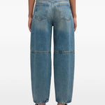 Jeans a pannelli in blu Ganni - donna 