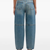 Jeans a pannelli in blu Ganni - donna 