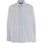 Camicia Camargue in azzurro e grigio chiaro Jacquemus - uomo 