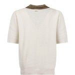 Polo con logo in bianco Drole de monsieur - uomo 