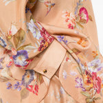 Camicia Patience a fiori in rosa pesca Zimmermann - donna 