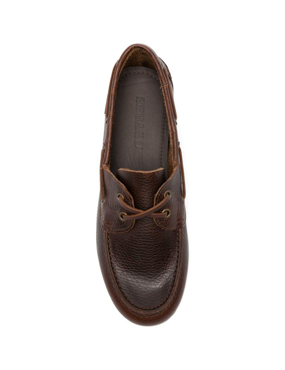 Mocassini Owen Tie in marrone Sebago - uomo 