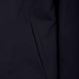 Cappotto con colletto e zip frontale in nero Laminar - uomo 