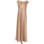 Abito lungo Maxwell decorato con paillettes in beige Antonelli - donna 