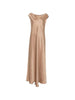 Abito lungo Maxwell decorato con paillettes in beige Antonelli - donna