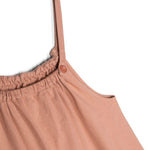Salopette con ruches in rosa - bambino 