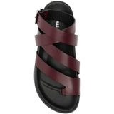 Sandali in pelle in bordeaux Alohas - donna 