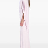Abito lungo asimmetrico in rosa Self-Portrait - donna 