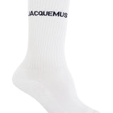 Calzini con ricamo in bianco Jacquemus - unisex 