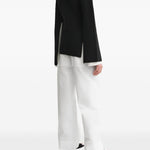 Maglione a maniche lunghe con spacchi in nero Toteme - donna 