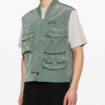 Gilet con tasca con zip in verde Oakley - uomo 