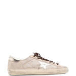 Sneakers in camoscio super-star in beige Golden goose - uomo 