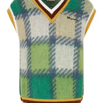 Gilet con scollo a V in verde Marni - uomo 