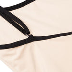 Costume intero con spalline sottili in beige Toteme - donna 