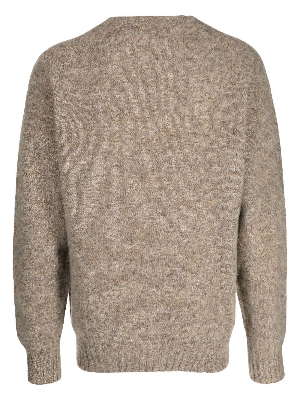 Maglione in maglia Earth Jets in grigio taupe Ymc - uomo 