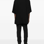 T-shirt a manica corta in nero Rick owens - uomo 