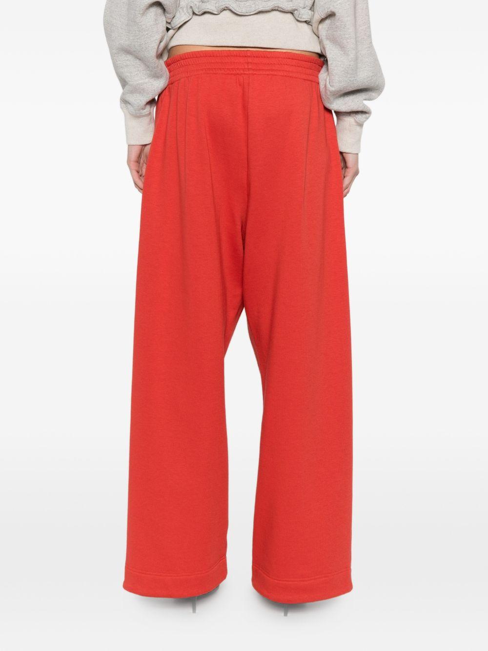 Pantaloni con vita  elasticizzata in rosso Magda butrym - donna 