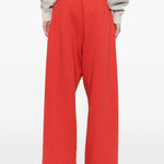 Pantaloni con vita  elasticizzata in rosso Magda butrym - donna 
