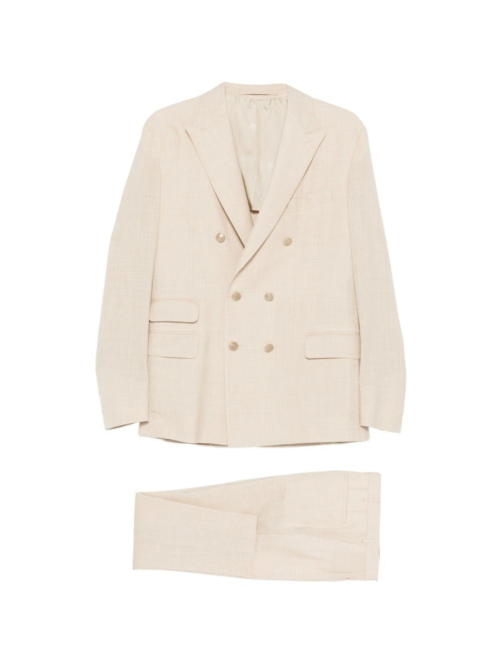 Completo doppiopetto in beige Eleventy - uomo 