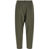 Pantaloni affusolati con elastico in vita in verde Magliano - uomo 