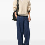 Jeans balloon fit in blu Ami paris - uomo 