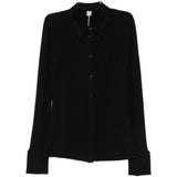 Camicia a maniche lunghe in nero 