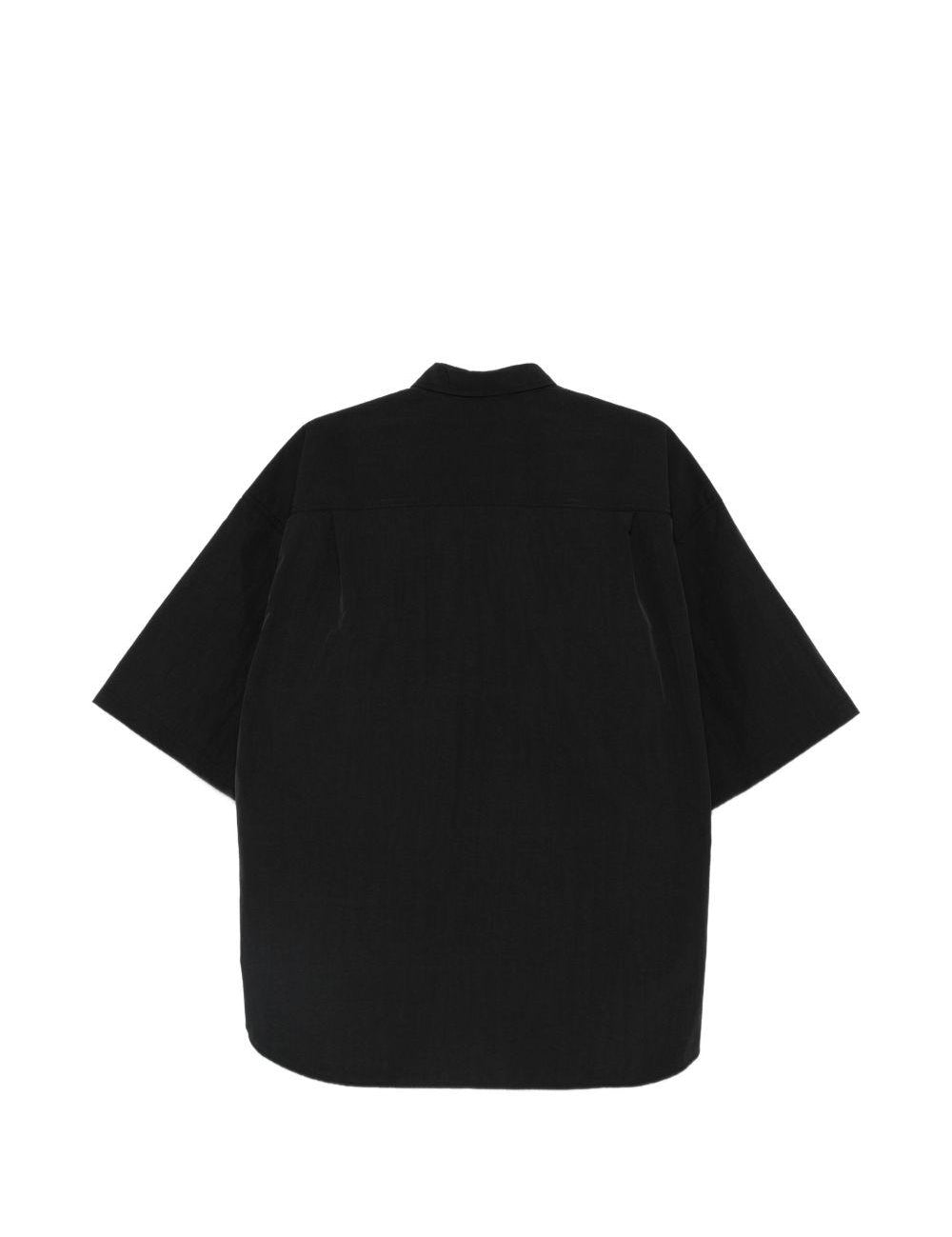 Camicia a maniche corte in nero Comme des garcons homme - uomo 